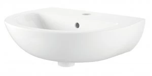 Wickes Newport Cloakroom Basin Single Tap Hole - 450mm