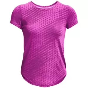 Under Armour Streaker Run T Shirt Womens - Pink