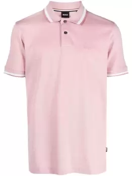 BOSS Parlay Polo Shirt Open Pink