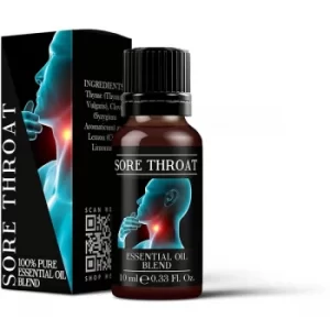 Mystic Moments Sore Throat Essential Oil Blends 10ml