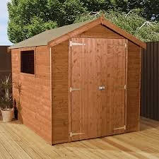 Mercia 8 X 6 Ft Pressure Treated Shiplap Apex Shed