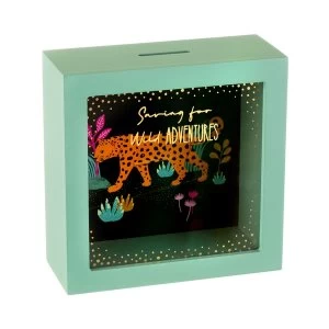 Sass & Belle Leopard Love Money Box