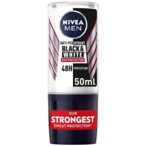 Nivea Men Black and White Max Protection Roll On Deodorant For Him 50ml