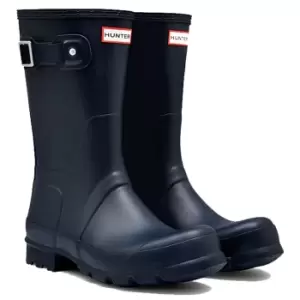 Hunter Mens Original Short Wellington Boots Navy 12 (EU47)