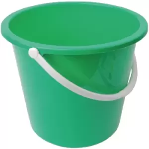 Jantex Round Plastic Bucket Green 10Ltr - CD806