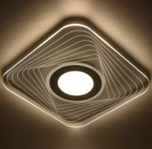 Energy Saving LED Ceiling Light Square Acrylic Shade Non dimmable