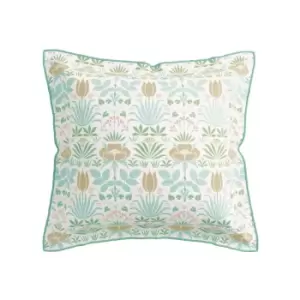 V&A Anselm Square Pillowcase, Aqua