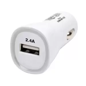 Tripp Lite U280-001-C2 USB Tablet / Phone Car Charger 5V 2.4A / 12W