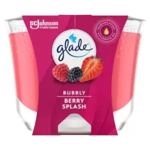 Glade Bubbly Berry Splash Scented Candle 224g