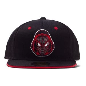 MARVEL COMICS Spider-man Miles Badge Snapback Baseball Cap - Black/Red