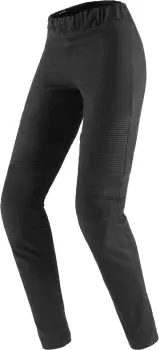 Spidi Moto Leggings Motorcycle Textile Pants, black, Size M for Women, black, Size M for Women