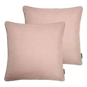 Paoletti Twilight Twin Pack Polyester Filled Cushions Blush