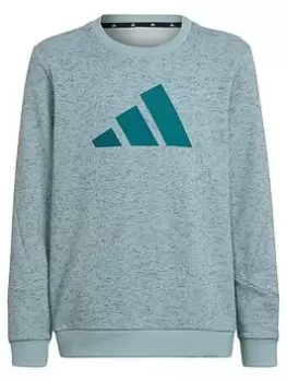 Adidas Adidas Older Unisex 3Bar Crew Sweat