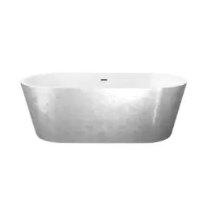 Elementa Blair Acrylic Freestanding Bath 1495 x 745 - Silver