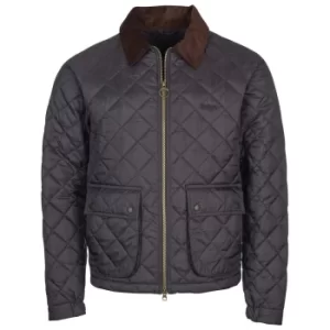 Barbour Mens Dom Quilted Jacket Navy Medium