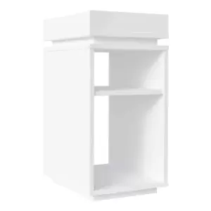 Seconique Naples Storage Side Table - White