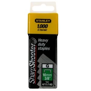 Stanley Heavy Duty G Type Staples 10mm box 1000