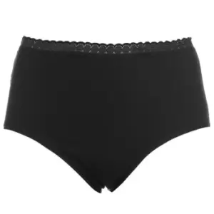 Cote De Moi Cotton Full Briefs Ladies - Black