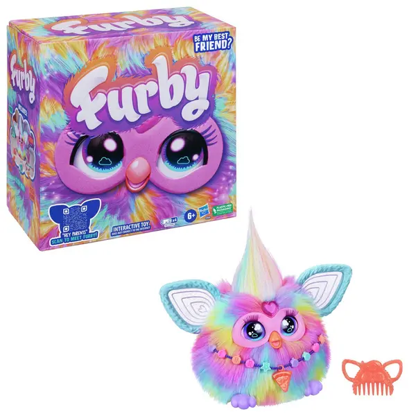 Furby Tie Dye Interactive Toy Plush