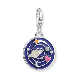 THOMAS SABO Silver Blue Galaxy Charm