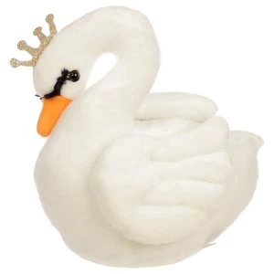 Plush Swan Princess Door Stop