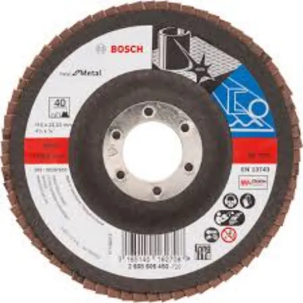 Bosch Zirconium Abrasive Flap Disc Diameter: 100mm