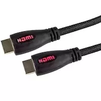 OcUK Value 3m Red LED HDMI v2.0 Braided Cable (99HD4-03RD)