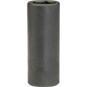 Draper Expert 1/2" Drive Hi Torq Deep Hexagon Impact Socket Metric 1/2" 24mm