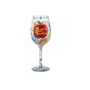 Love Your Teacher Wine Glass