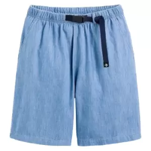 Chambray Utility Shorts