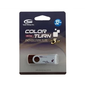 Team Turn 32GB USB 3.0 Brown USB Flash Drive