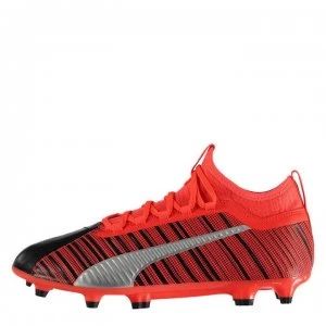 Puma One 5.3 FG Football Boots - Black/NrgyRed