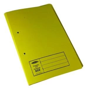 Exacompta Guildhall Transfer File 285gsm Foolscap Yellow Pack of 25