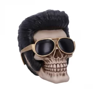 Uh Huh The King Elvis Skull Figurine