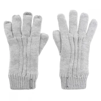 Firetrap Cable Gloves Ladies - Grey