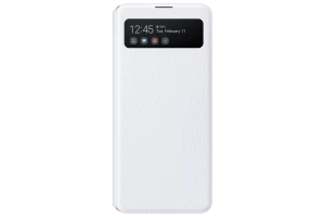 Samsung Galaxy A41 S View Wallet Cover in White (EF-EA415PWEGEU)