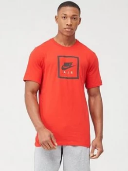 Nike Air 2 T-Shirt - Red/Black Size M Men