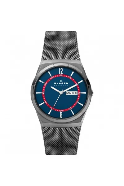 skagen Melbye Stainless Steel Classic Analogue Quartz Watch - Skw6787 Blue