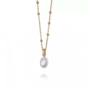 Treasures Baroque Pearl Pendant 18ct Gold Plated Necklace TN03_GP