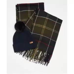 Barbour Dover Beanie & Hailes Scarf Gift Set - Multi