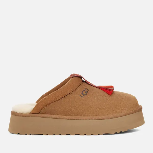 UGG Womens Tazzle Suede Slippers - Chestnut - UK 3