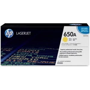 HP 650A Yellow Laser Toner Ink Cartridge