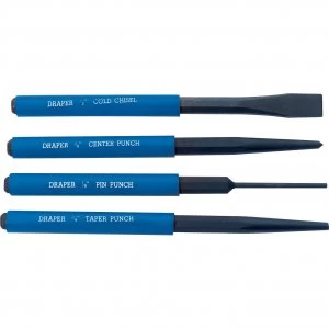 Draper 4 Piece Cold Chisel and Punch Set