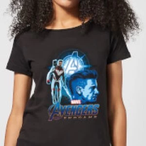 Avengers: Endgame Hawkeye Suit Womens T-Shirt - Black