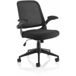 Plano Task Operator Mesh Chair With Folding Arms