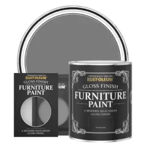 Rust-Oleum Gloss Furniture & Trim Paint - TORCH GREY - 750ml