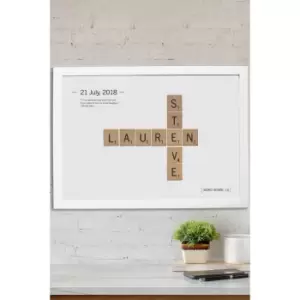 Personalised Love Tiles Poster