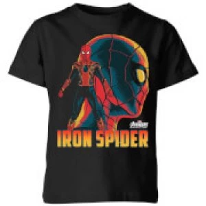 Avengers Iron Spider Kids T-Shirt - Black - 9-10 Years