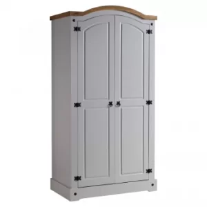 Corona 2 Door Wardrobe Grey