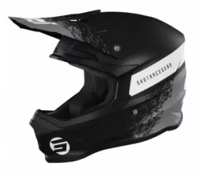 SHOT Furious Roll Black Grey Matt Offroad Helmet XL